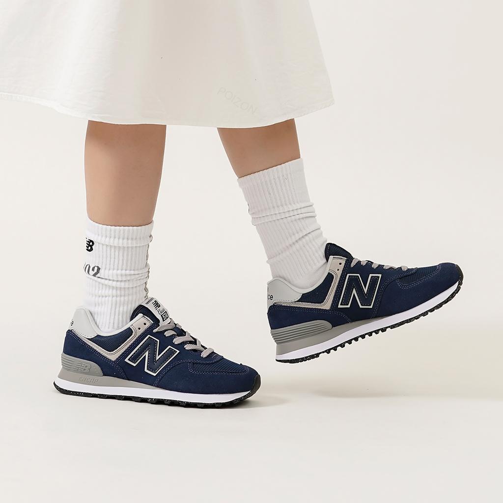 New Balance 574 Core Pack - Navy Unisex Sneakers Blue White ML574EVN