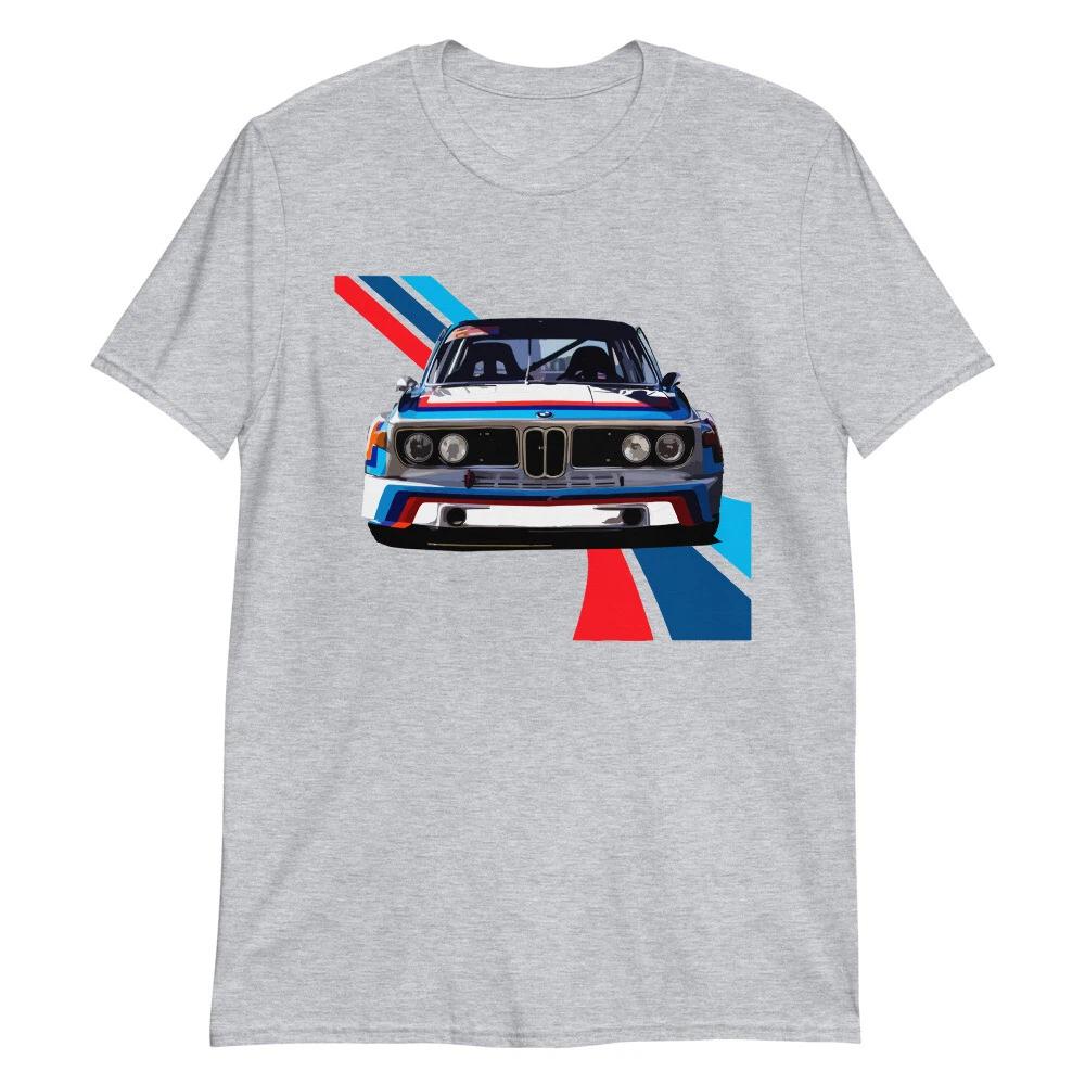 Retro Racing 3.0 CSL E9 Vintage Motorsports Short-Sleeve Unisex 100% Cotton T-shirt Mens Tees Top S