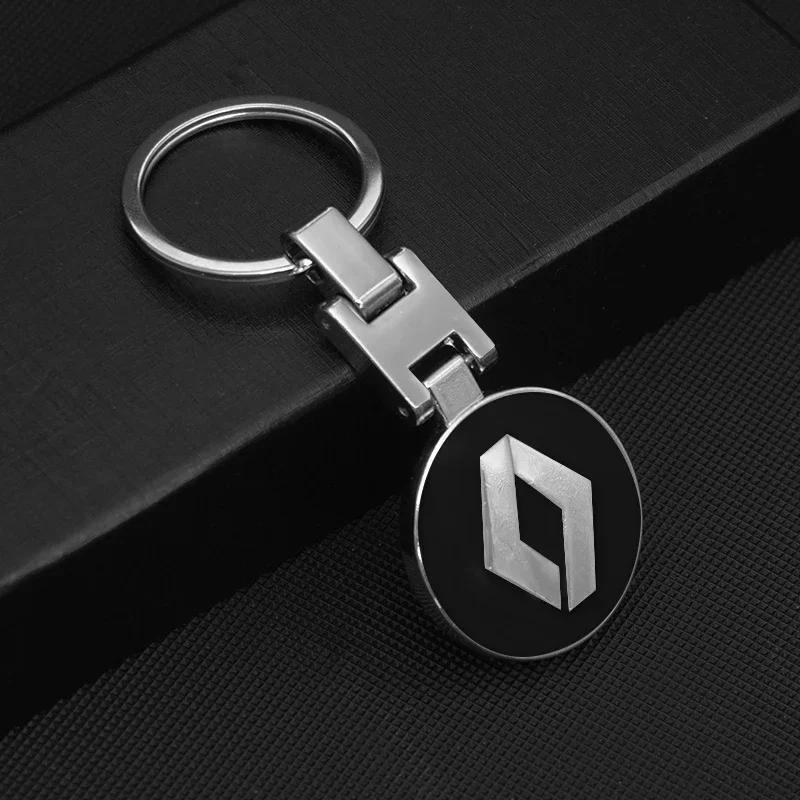 

Hub Caps For Renault Megane 2 3 4 Twingo Clio Talisman Captur Kwid Scenic GT Car Keychain Personalized Men Customize Emblem Key чёрный