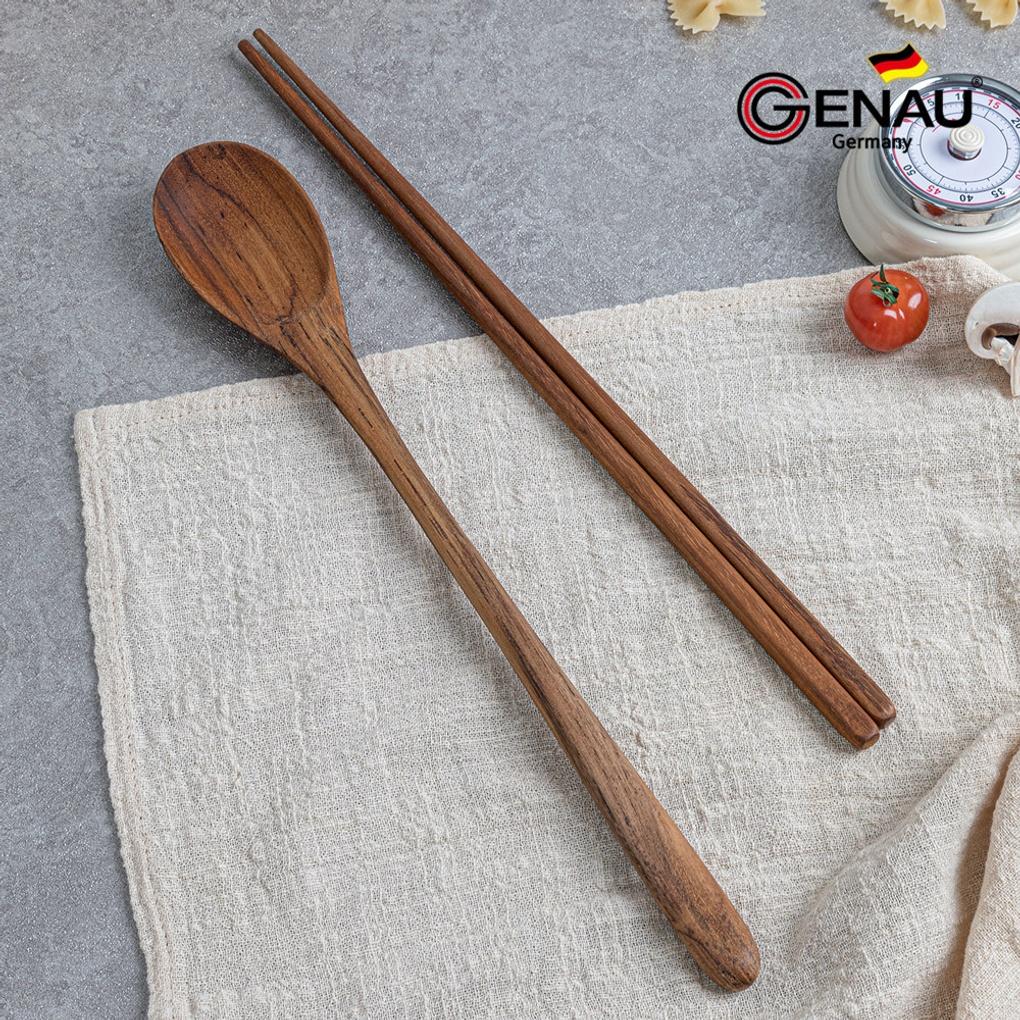 [HOT DEAL] [GENAU] Jenau Teak Wood Cookware Long Spoon Set