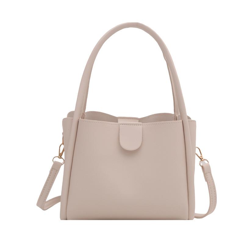 Pu Water Bucket Bag For Women With Large Capacity And Zipper Closure For Daily Use