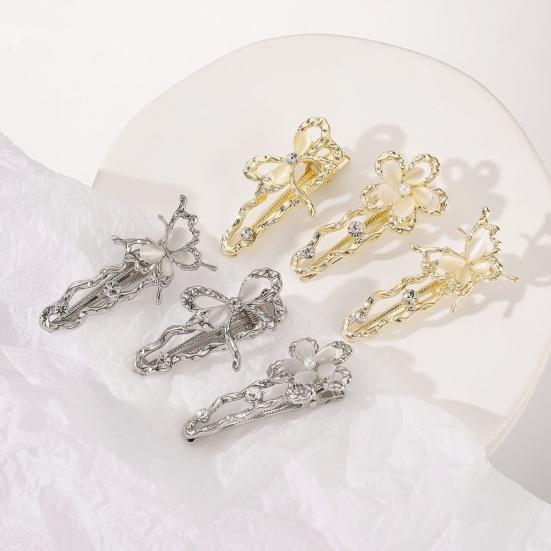 Hairpin Multiple Styles Flowers Bows Butterflies Imitation Opal Decor Hair Clip Bangs Hair Pin