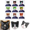Plush Cat Face Mask Animal Costume Accessory For Costumes And Halloween