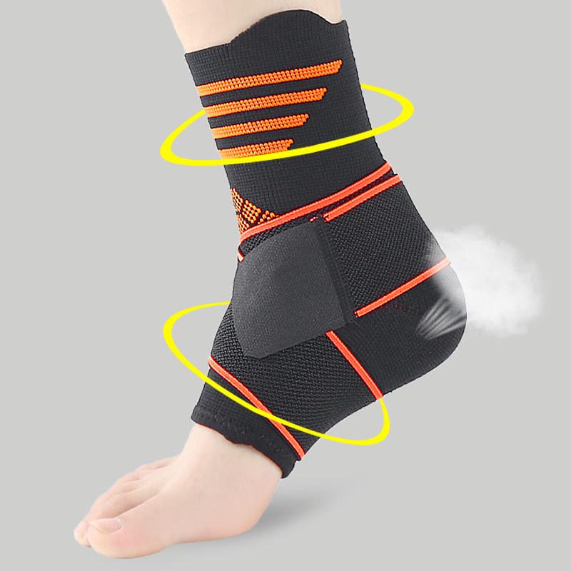 Nylon Sports Compression Ankle Brace for Men and Women