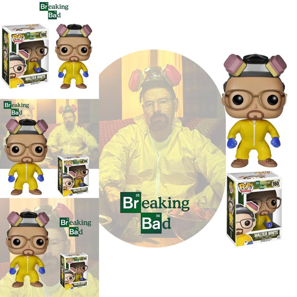 Figurine Funko Pop Breaking Bad Heisenberg Jesse Modèle 10cm Personnage d'Anime Objet de Collection