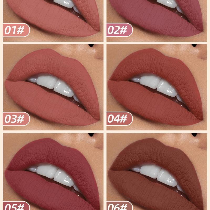 Matte Velvet Misted Leopard Lip Glaze Is Easy To Apply Color, Does Not Stain The Cup, Does Not Fade