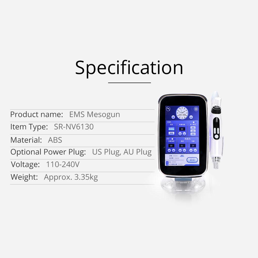 2 In 1 EMS RF Mesotherapy Needle Free Anti-Wrinkle Face Lifting Machine