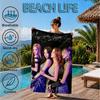 kpop BP Fashion  Beach Towel, Microfiber Beach Towel, Perfect For Pool, Beach, Travel, Home Decor Beach Party Fan gifts