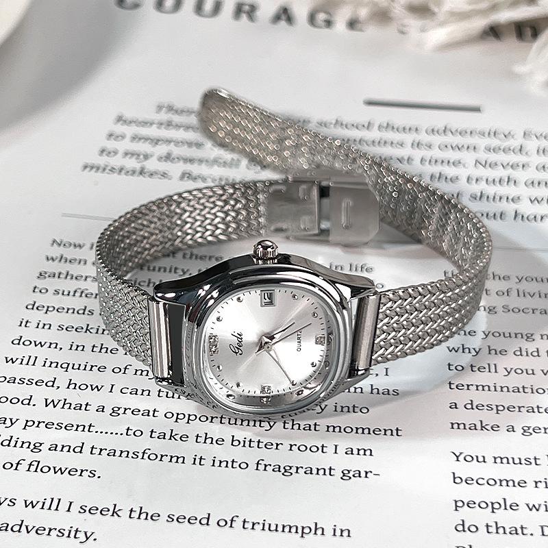 Golden Wheat Ear Women'S Watch, Small And Exquisite High-Value Retro Watch, Waterproof High-End Quartz Watch