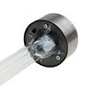TG60448 Solar lamp, LED garden lamp, transparent, solar post with sensor