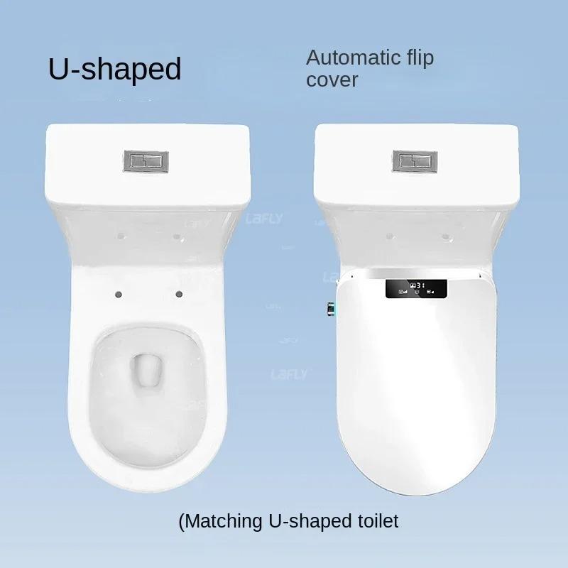 Intelligent Remote Control Toilet Lid with Dryer: Adjustable Water & Wind Temperature, Universal Fit for Bathroom, Smart Constant Temperature