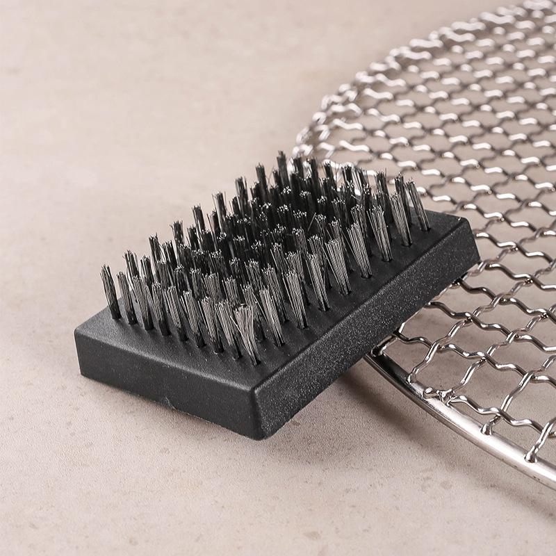 Grill Brush Replacement Heads Heat-Resistant Wire Bristle Grill Wireless Cleaning Brush Heads Portable Bbq Cleaner
