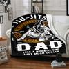 1pc JIU JITSU FIGHT Throw Blanket Soft Flannel, Cozy All Season Polyester Perfect for Home, Office