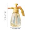 Flower Sprayer Pressure Water Can 1.5L Large Capacity Clear Water Bottle Plastic Sprayer for Indoor & Outdoor Plant Flower