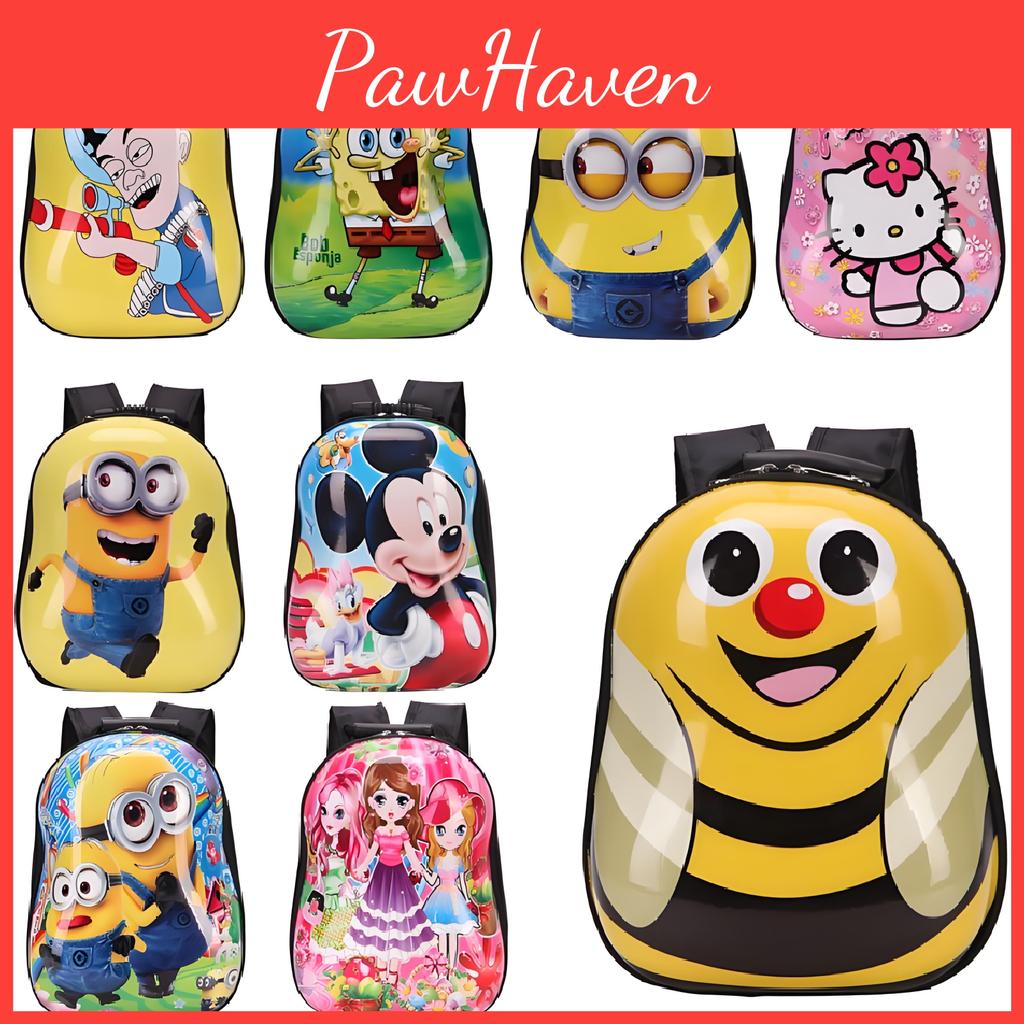 Despicable Me Children Durable Abs Pc Backpack With Cartoon Prints For School