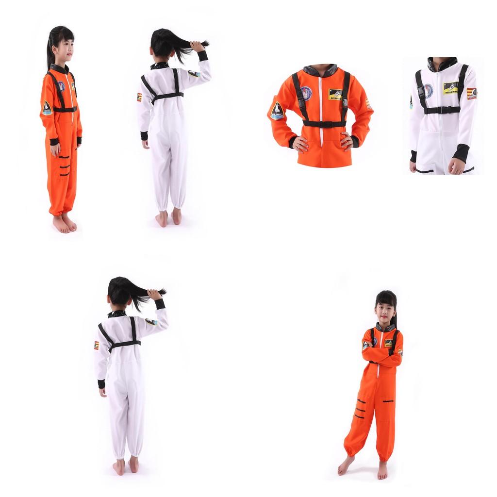 Astronaut Cosplay Kids Costume Polyester Space Suit For Play And Events