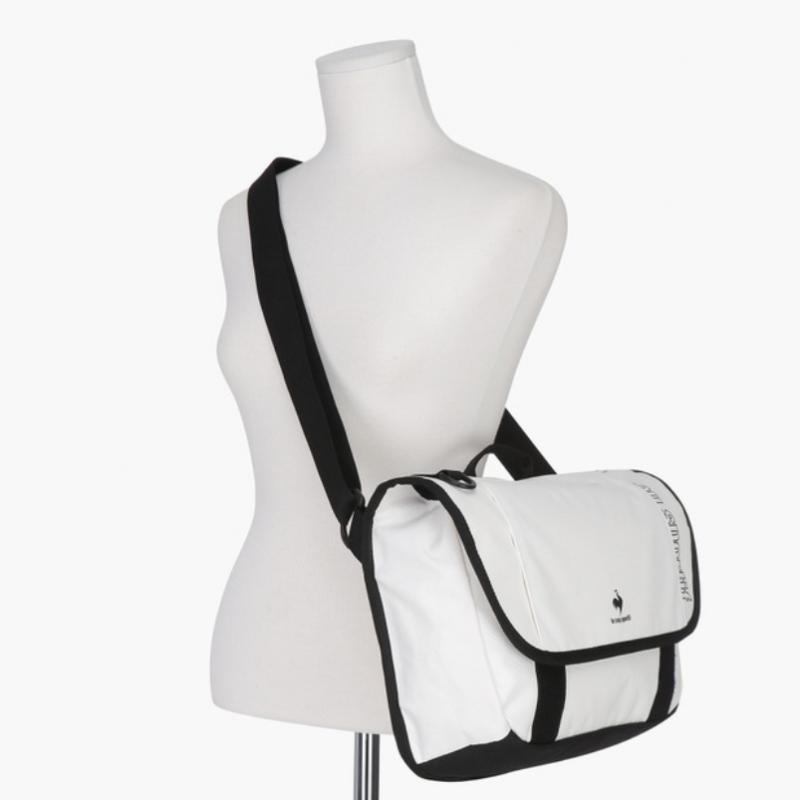 Le Coq Sportif [cLearance][60  Off] Mini Messenger Bag  Unisex    Ivory  Qp123abg12 