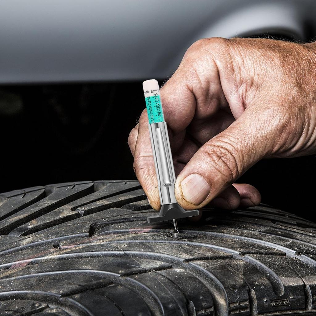 Nástroj pro měření hloubky dezénu - Opakovaně použitelné profesionální měřiče dezénu | Hloubka drážek pneumatiky automobilu
