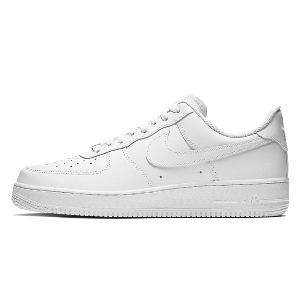 Nike Air Force 1 Collezione Stampe Antiscivolo Ammortizzazione Leggero Basse Skateboard Shoes Unisex Nero Bianco CW2288-111(Team241-CSgo)