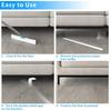 5Pcs Acrylic Sofa Bumpers with Strong Adhesive Tape Transparent Under-Bed Bumpers Prevent Things from Getting Under The Furniture for Hard Surface