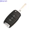 Jingyuqin 3 Button Flip Folding Remote Car Key For Kia K3 Sorento Sportage 2013 2014 2015 433mhz with ID46/ID70 Transponder