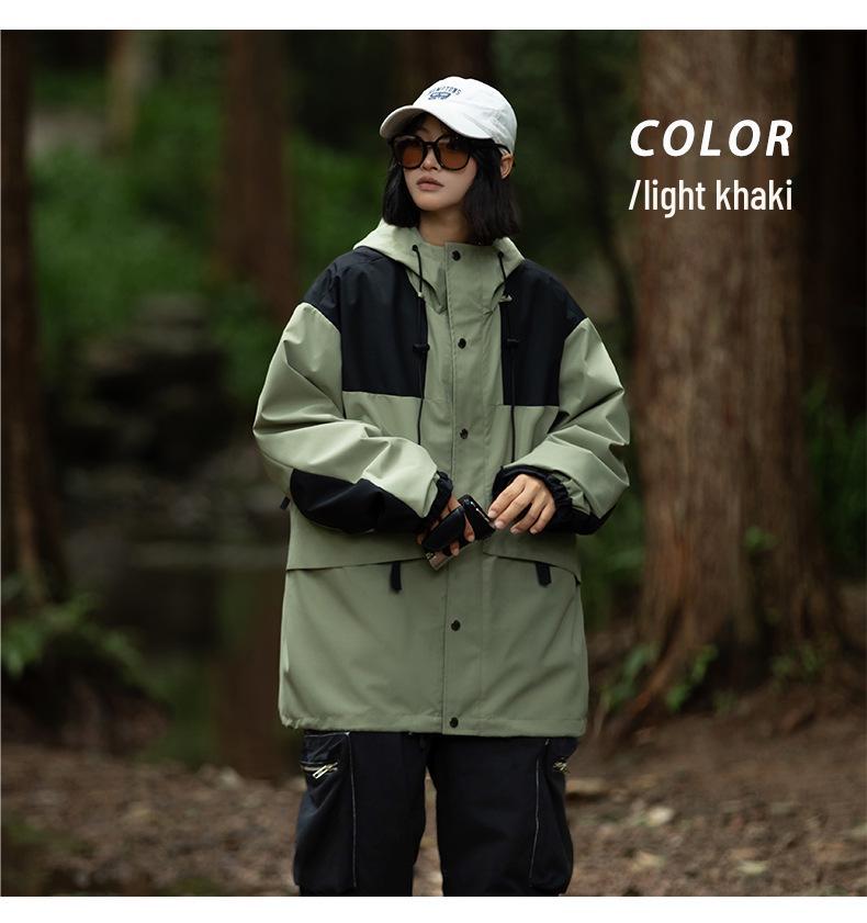 

Трансформируемая ветровка: Унисекс водонепроницаемая куртка с капюшоном для весны и осени 2XL