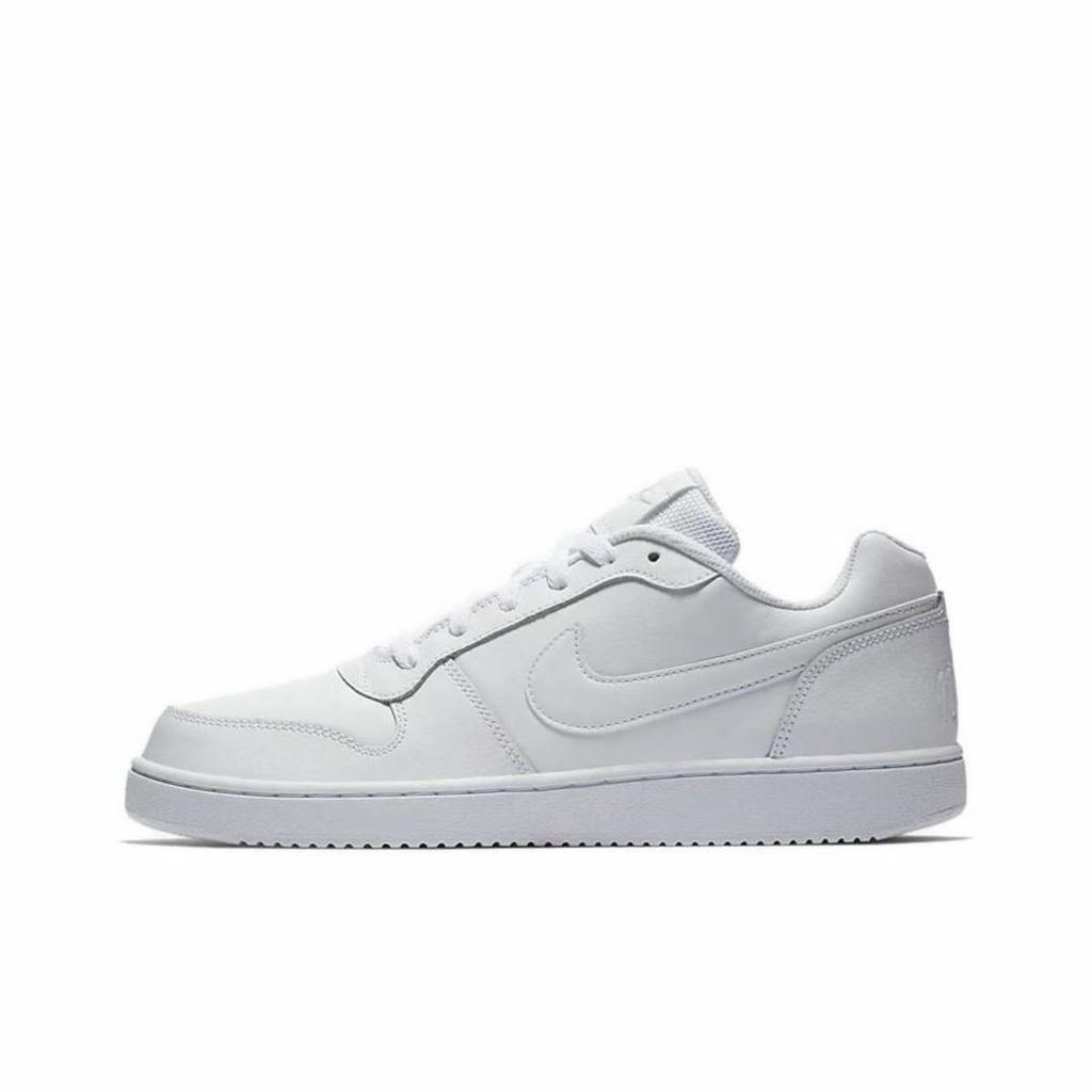 Nike EBERNON Night Starfish Starlight Leather Slip Resistant Abrasion Resistant Low top Skateboard Shoes Men's Sky Blue AQ1775-100(Team979-)