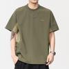 New Summer Design Side Pocket T-shirt Ice Silk Cool Men's Round Neck T-shirt Short Sleeves