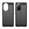 For Honor 200 5G Case Carbon Fiber Texture Brushed TPU Soft Phone Cover