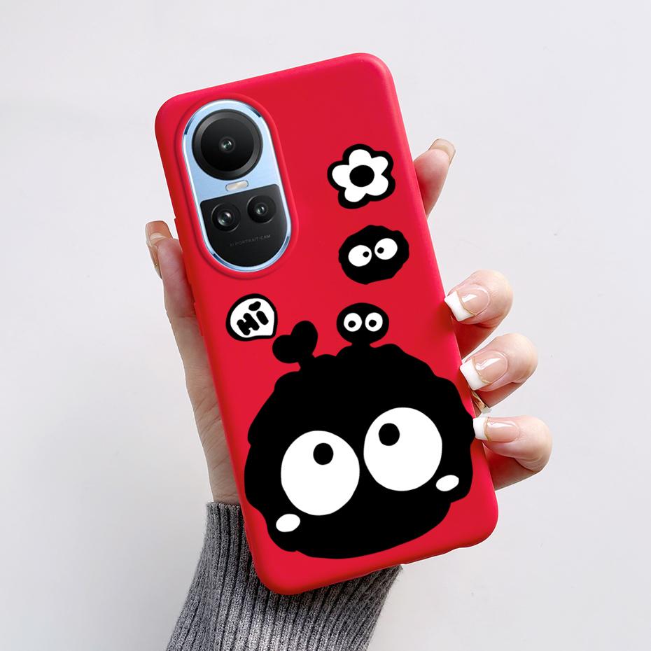 For OPPO Reno 10 5G CPH2531 Case Stylish Pattern Soft Silicone Phone Cases for Oppo Reno10 Pro Global 2023 CPH2525 Back Cover