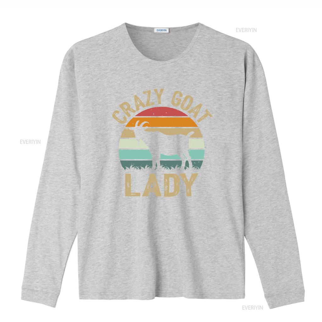 Crazy Goat Lady T Shirt Lover Funny Animal Cotton for Farm Enthusiast Mom vintage Washed Breathable Slightly Soft graphic
