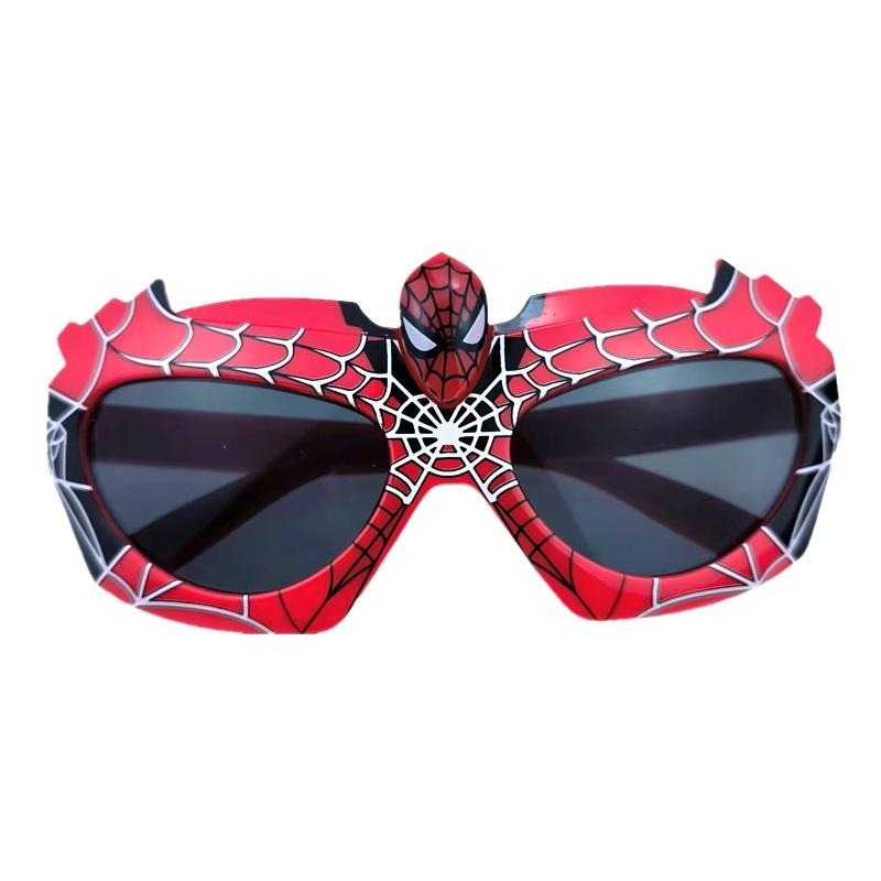 Children's sunglasses, Spider-Man design, cool and stylish, cartoon-themed, sun-protective eyewear for babies, toy sunglasses, also available for
