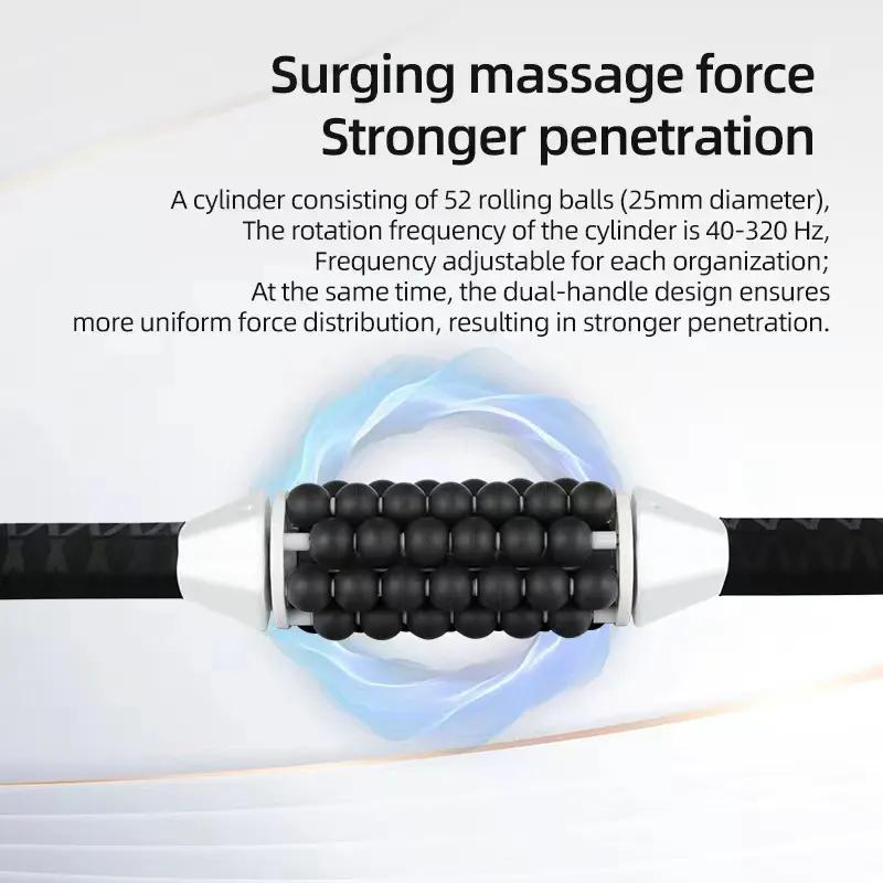 Rechargeable Roller for Muscle Body Relaxing High Frequency Rolling Massage Anti-Cellulite Body Shapping Slimming Machine