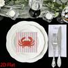 20pcs Disposable Napkins with Crab, Abalone, Seafood Pattern Print for Wedding,Parties,and Daily Use for Thanksgiving Fall Christmas Table Decoration