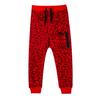 Pantaloni de trening tricotati cu șnur și logo Swoosh brodat pentru bărbați Joggers Crimson 689385-657