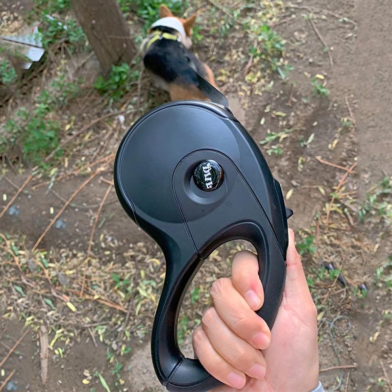 Dlouhé Pevné Psí Vodítko Zatahovací Štěně Rozšiřitelný Pásek Pro Malé Psy Kočky Dávkovač Sáčků na Hovínka Procházka Labradorský Domácí Mazlíček Ruleta 8M