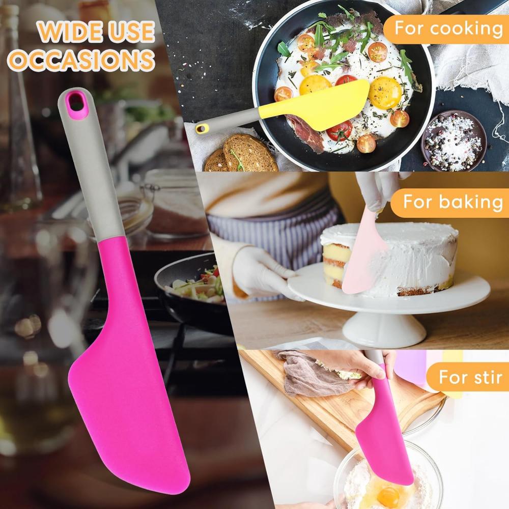 Omelette Spatula, Kitchen Blender, Silicone, Flip and Fold Omelette Blender, Kitchen Omelette Pancake Crepe