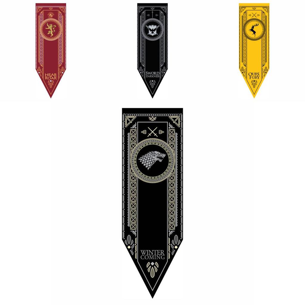 Authentic Game Of Thrones Got House Sigil Tournament Banner Flag Poster Decal