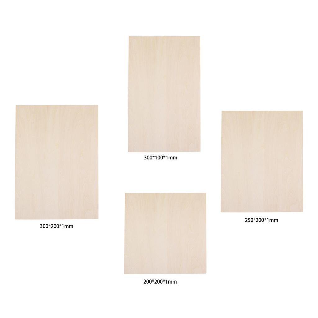 5 штук дерев'яних листів Матеріали для DIY-проектів Ремесло для Корабля Човна Літака