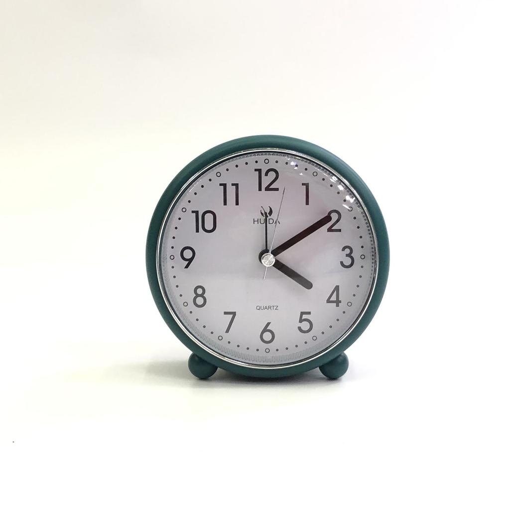 Nordic Style Small Table Clock Living Room Clock Minimalist Round Modern Silent Seat Hanging Dual-purpose Bedroom Children's Room Bedside