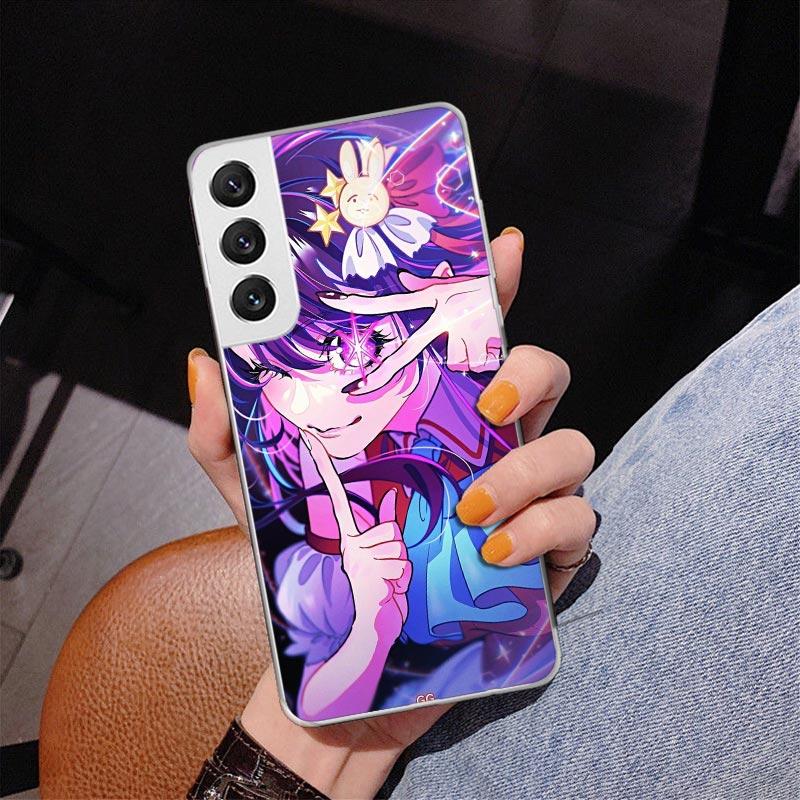 Japan Anime Oshi No Ko Phnoe Case for Samsung Galaxy S26 S25 Edge S23 S24 Ultra S22 Plus S21 S20 FE Unique Cover Soft Coque Gala