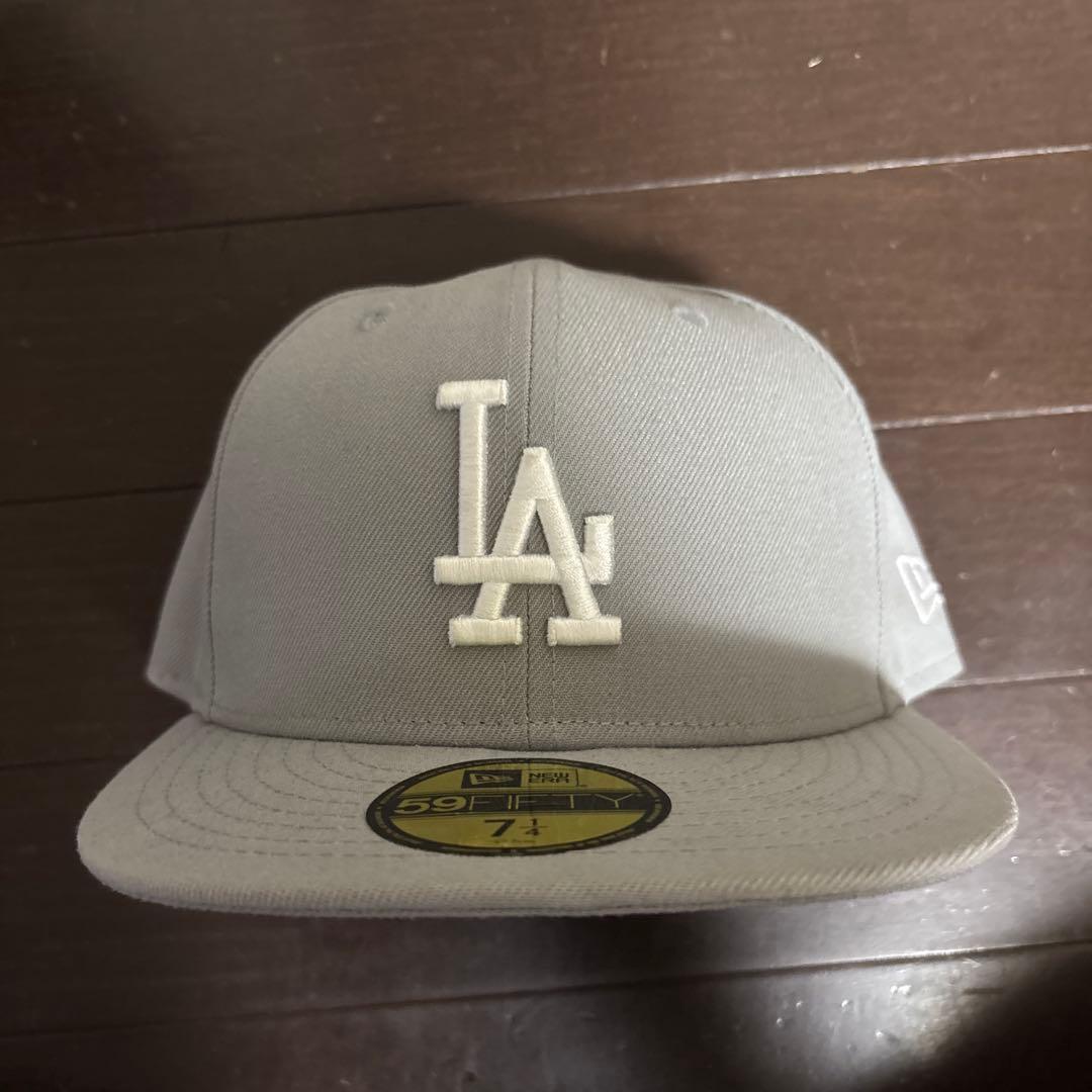 Used New Era 59FIFTY LA Dodgers Cap Gray