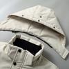 Real Fur Collar Winter White Duck Down Coats for Men Prakas Hooded Thick Warm Down Jackets Man Outerwears