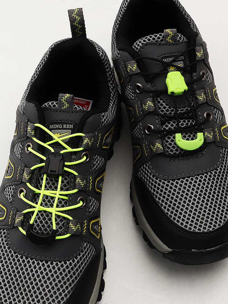 Neue Schloss-Schnalle für Outdoor-Sportarten Wandern Faulenzer-Schnürsenkel Schnellverschluss Schnürsenkel ohne Binden Befestigungsclip Universelle Schuh-Schnalle