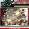1pc, 2D Flat, Simple Birthday Banner, Perfect for Photography or Home Decor, Enhancing Happiness. No Power Required. Wsj