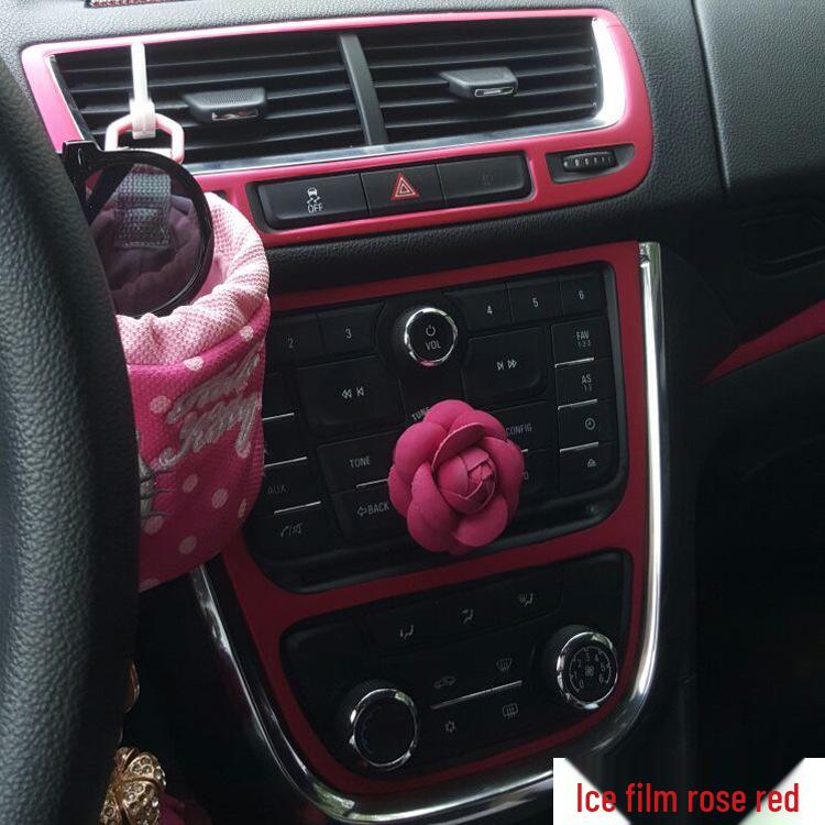 Custom Carbon Fiber Gear Panel Stickers for 2013-2018 Buick Encore.