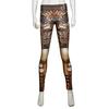 Women Steampunk Retro Leggings Comic Cosplay Print Gothic Strerchy Skinny Pants