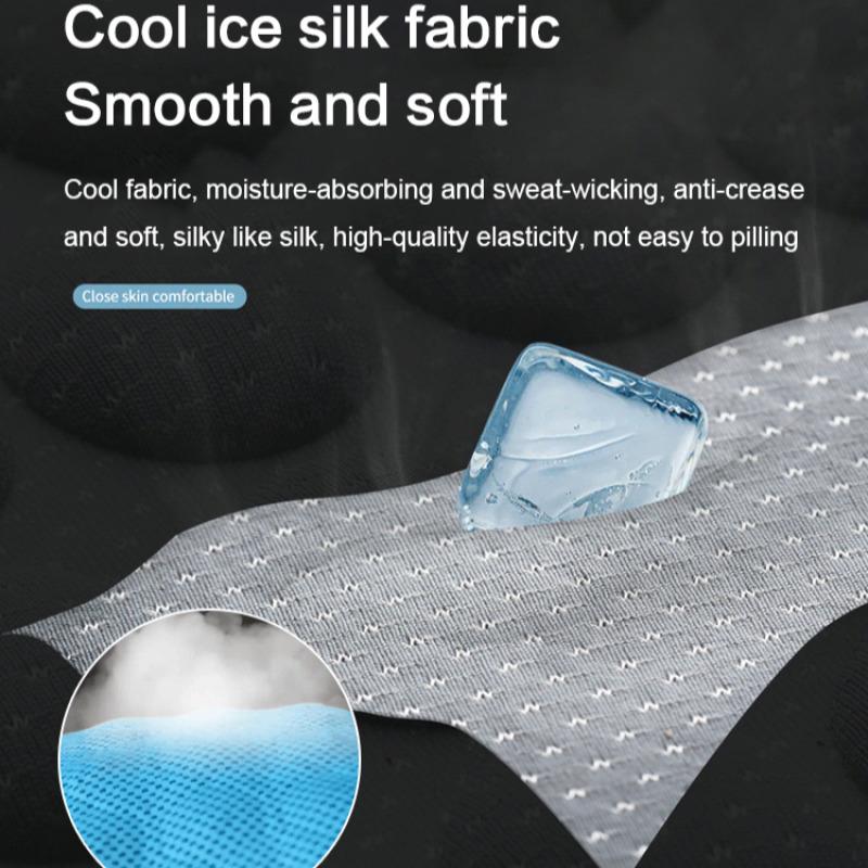 Coprisedile universale per auto, in seta di ghiaccio, traspirante, estivo, fresco, per schienale auto, accessori per interni auto