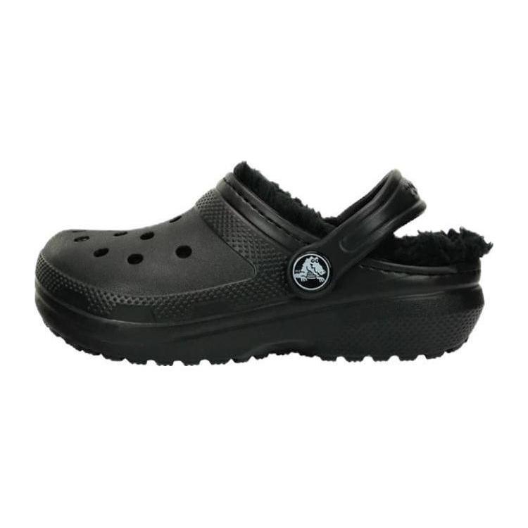 (GS) Crocs Kids Classic Lined Clogs Black Kids 207010-060 EU 29-30