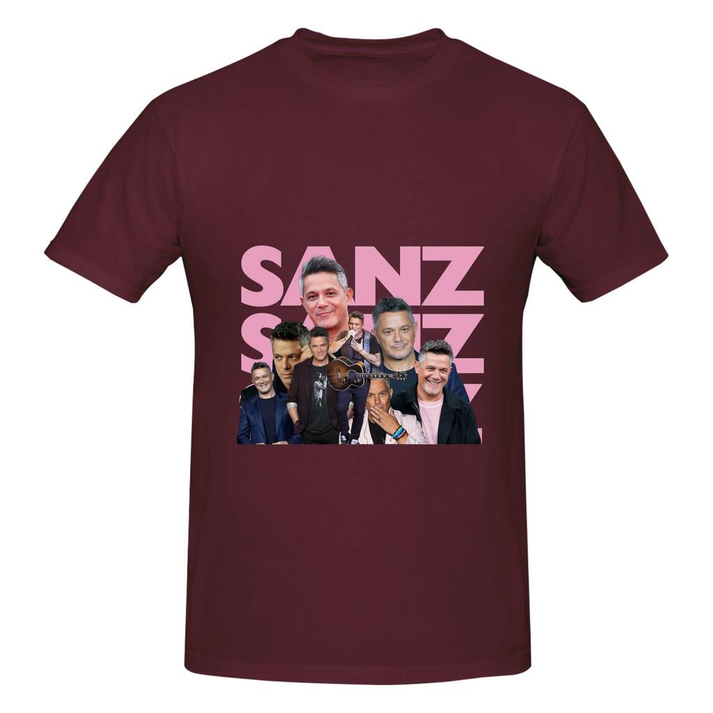 1 Pieza Singer Gráfico Divertido 100 Algodón Camiseta Aalejandro Sanzs Camisetas Tops Para Unisex